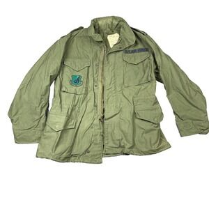 Vintage Alpha Industries Coat Mens Large Green Cold Weather Field OG-107 Army